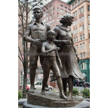 Big bronze family sculpture CLBS-L056R